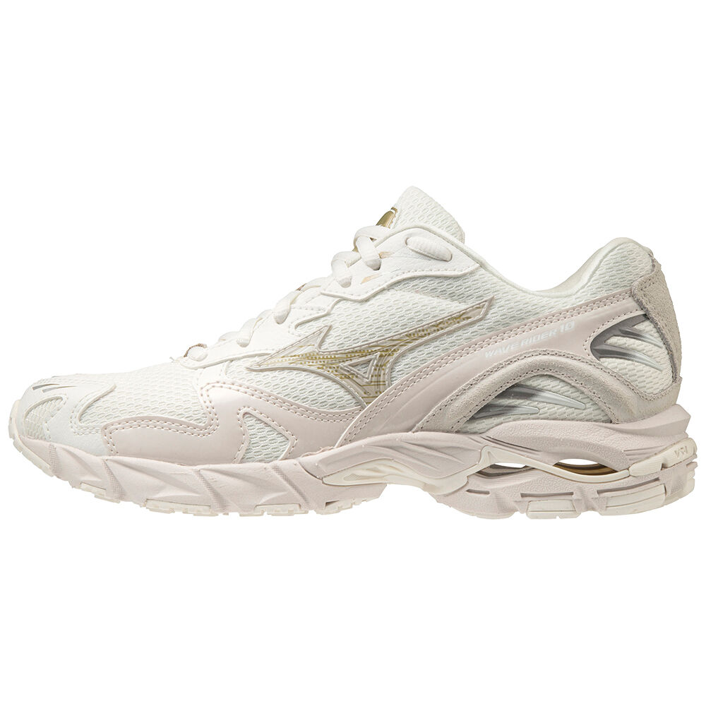 Scarpe Da Ginnastica Mizuno Wave Rider 10 Uomo - Bianche - 16329-ISGV